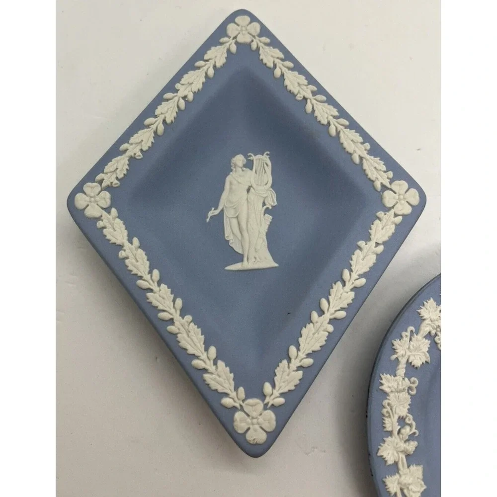 Two‎ Wedgwood Small Plates Signed By John H. Wedgwood March 27, 1989